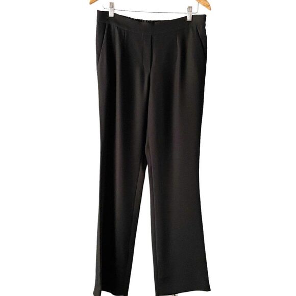 The Reset R Label Black Straight Pull On Elastic Waist Pants with Pockets M - Picture 1 of 9